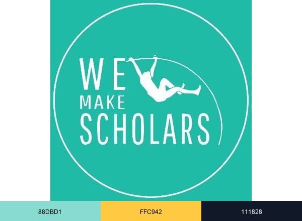 WeMakeScholars brand color palette