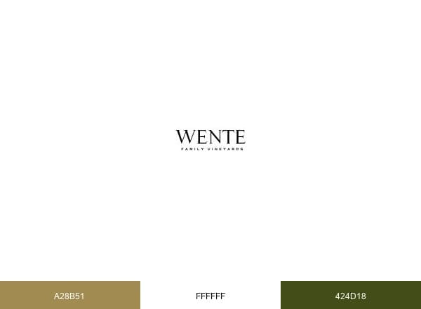 Wente Family Vineyards brand color palette