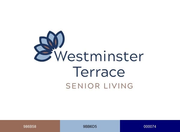 Westminster Terrace Senior Living brand color palette