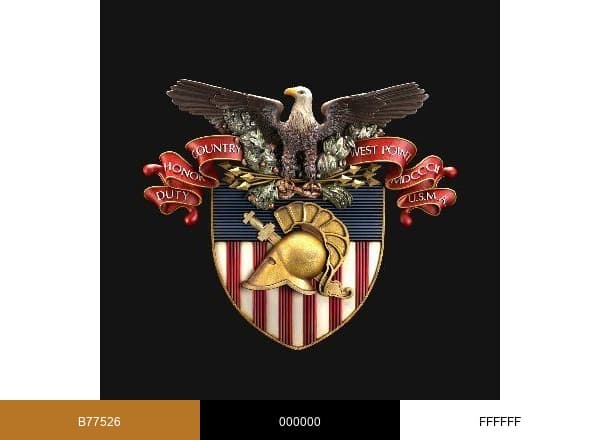 U.S. Military Academy at West Point brand color palette