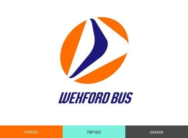 Wexford Bus brand color palette