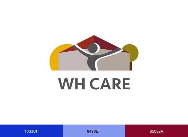 WH Care Gruppe brand color palette