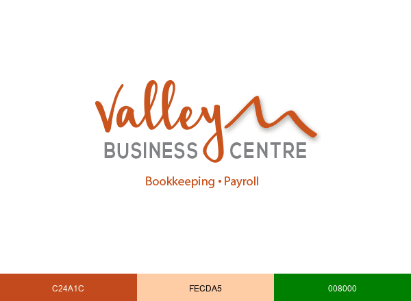 Valley Business Centre brand color palette