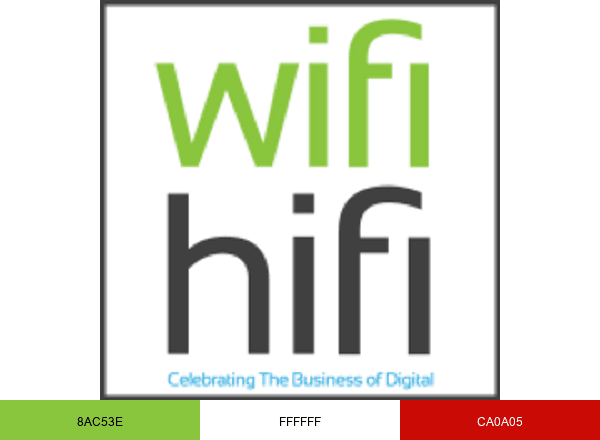 WiFi HiFi brand color palette