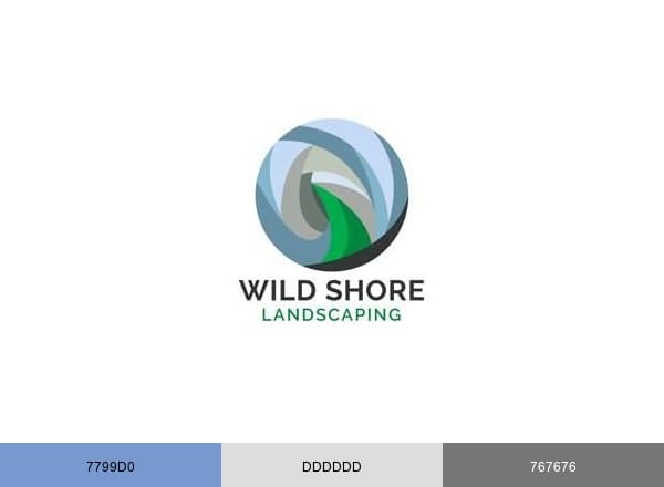 Wild Shore Landscaping brand color palette