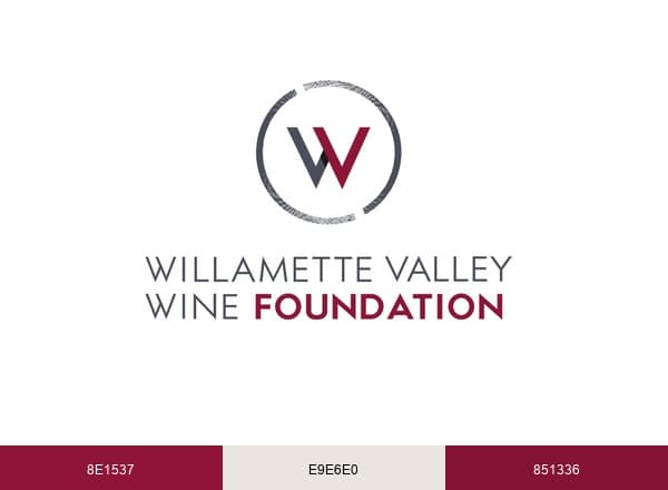 Willamette Valley Wine Foundation brand color palette