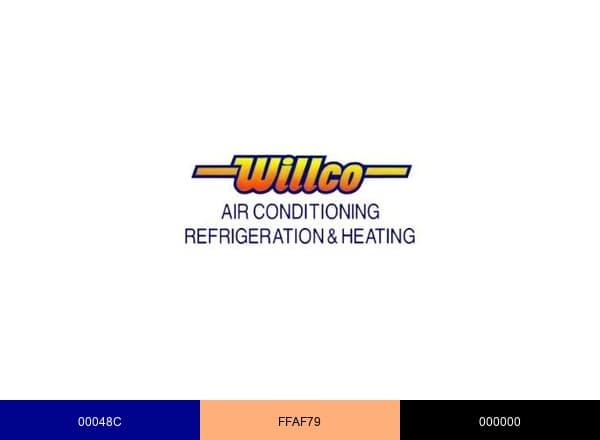 Willco Air Conditioning, Refrigeration & Heating brand color palette