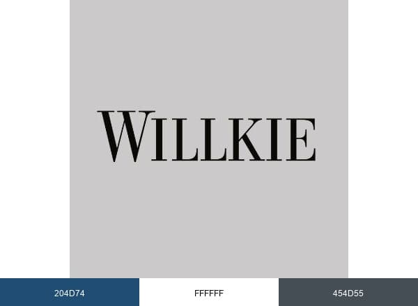 Willkie brand color palette