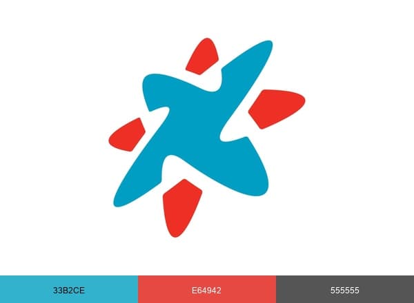 WINDROSE airlines brand color palette