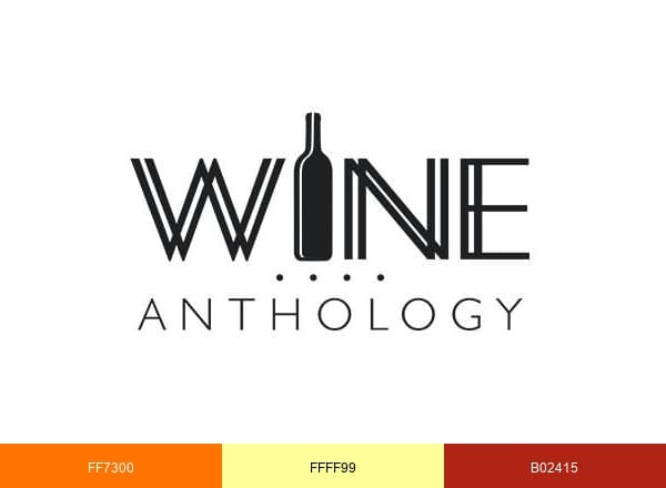 Wine Anthology brand color palette