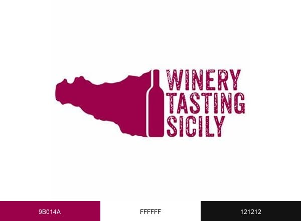 Winery Tasting Sicily brand color palette