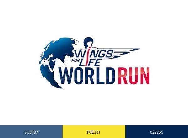 Wings for Life World Run brand color palette