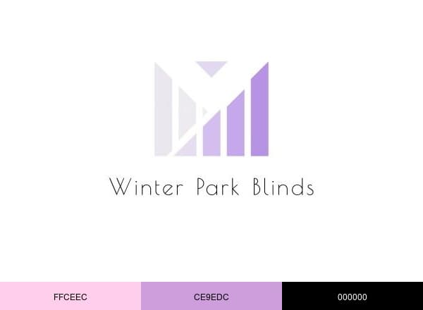 Winter Park Blinds brand color palette