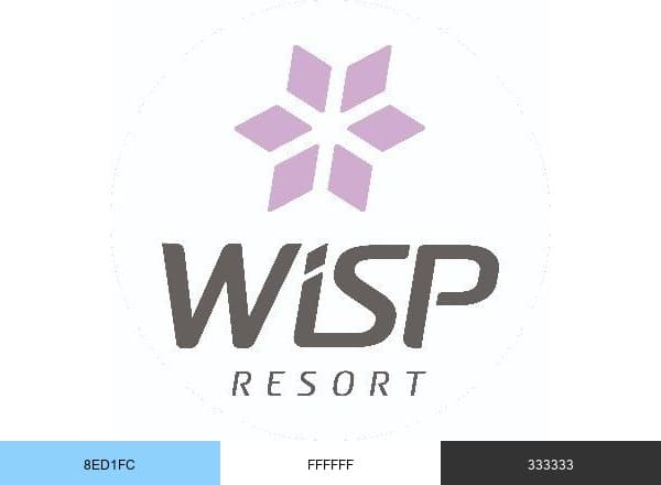 Wisp Resort brand color palette
