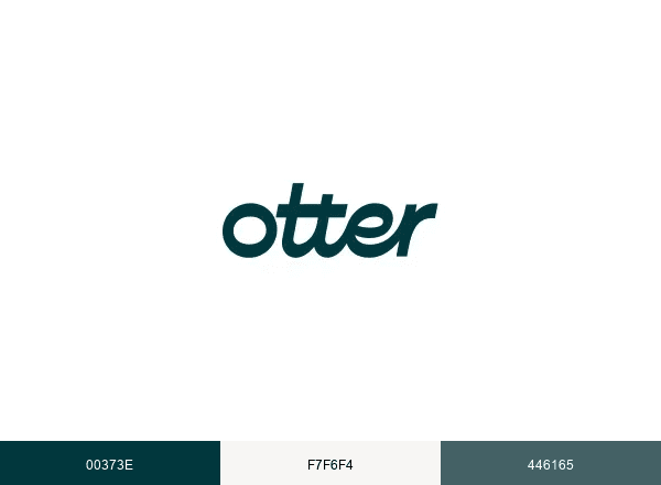 With Otter brand color palette