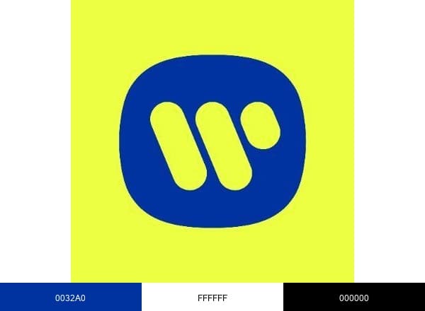 Warner Music Group brand color palette