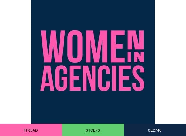 Women In Agencies brand color palette