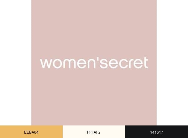 Women'Secret brand color palette