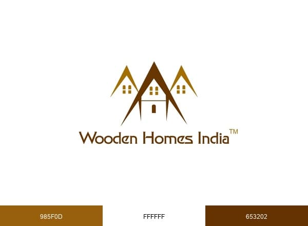 Wooden Homes India brand color palette