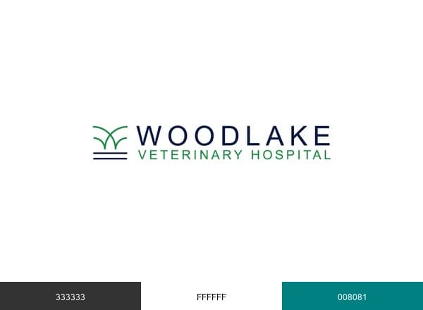 Woodlake Veterinary Hospital brand color palette