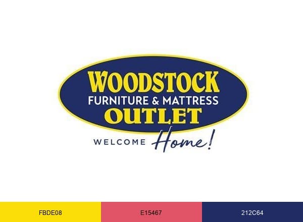 Woodstock Furniture & Mattress Outlet brand color palette