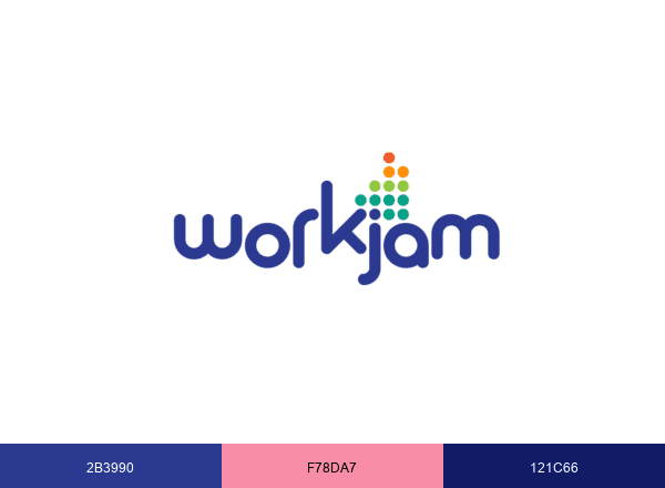 WorkJam brand color palette