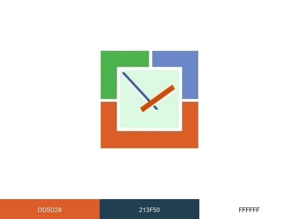WorkTime brand color palette
