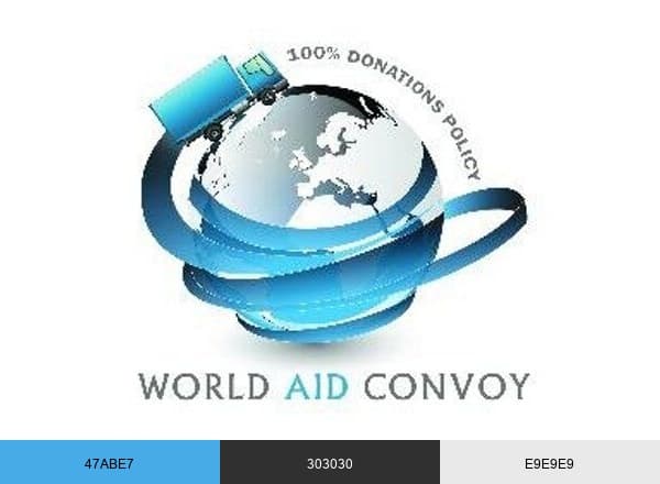 World Aid Convoy brand color palette
