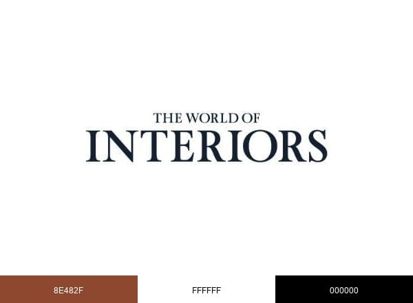 The World of Interiors brand color palette