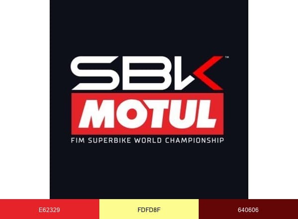 WorldSBK brand color palette