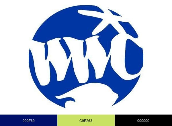 World Wide Corals brand color palette