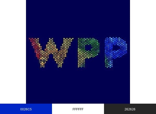 WPP brand color palette