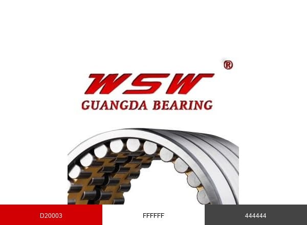 WSWBearing brand color palette