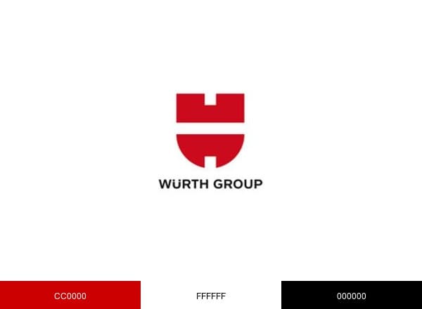 Würth Group brand color palette