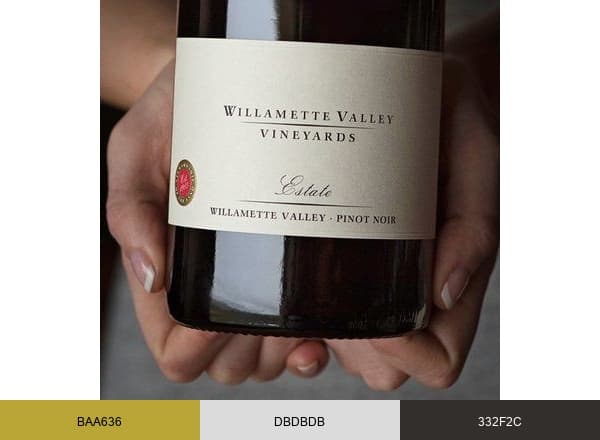 Willamette Valley Vineyards brand color palette