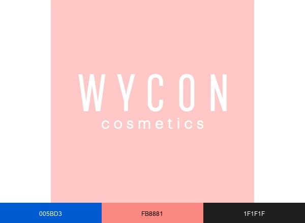 Wycon Cosmetics brand color palette