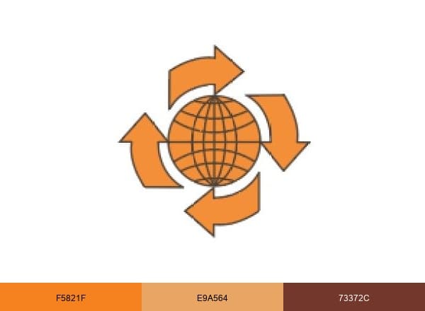 X-Press Feeders brand color palette