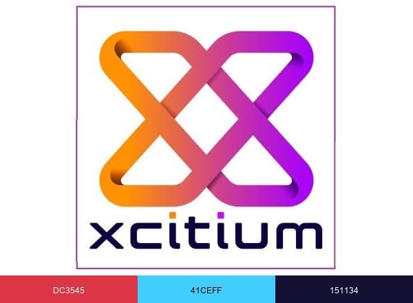 Xcitium brand color palette
