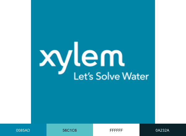 Xylem brand color palette