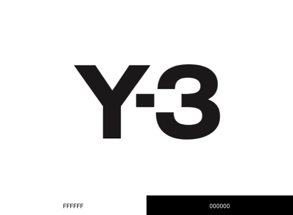 Y-3 brand color palette