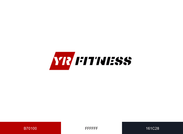 YR Fitness brand color palette