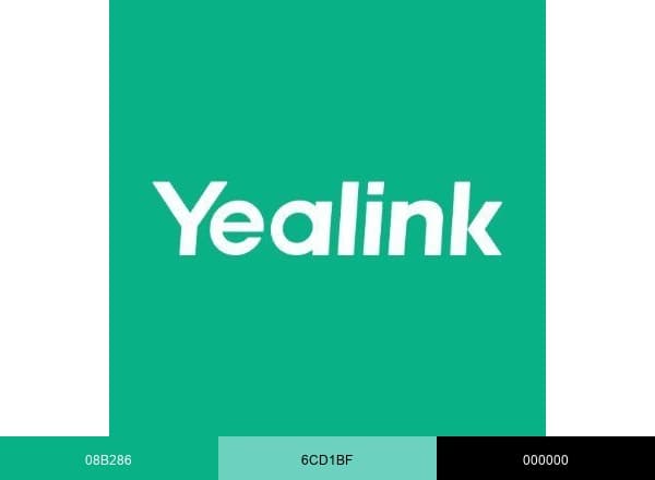 Yealink Official brand color palette