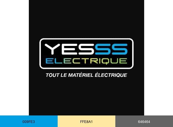 YESSS Electrique brand color palette