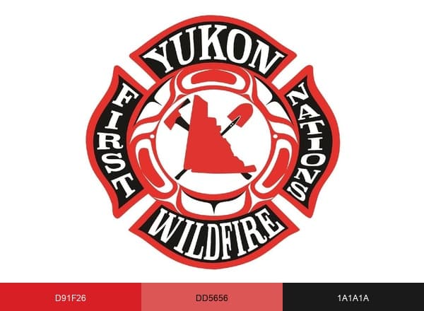 Yukon First Nations Wildfire brand color palette