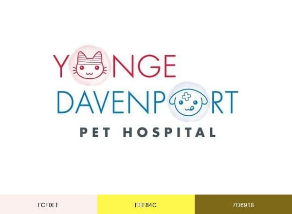Yonge Davenport Pet brand color palette