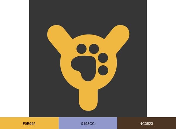 Yourgi Pet brand color palette