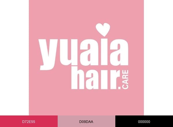 Yuaia Haircare brand color palette