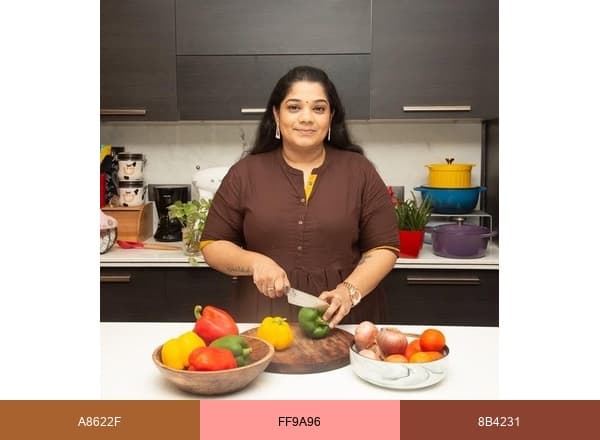 Yummy Tummy brand color palette