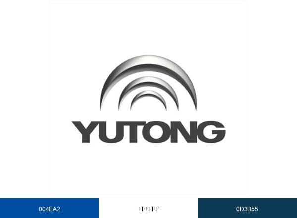 Yutong Bus & Coach brand color palette