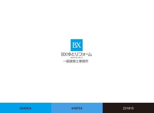 Bxyutoriform公式 brand color palette